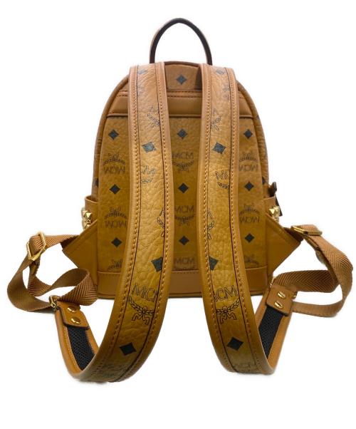 MCM（エムシーエム）MCM (エムシーエム) ターク サイドスタッズ ヴィセトス バックパック ミニ コニャックの古着・服飾アイテム