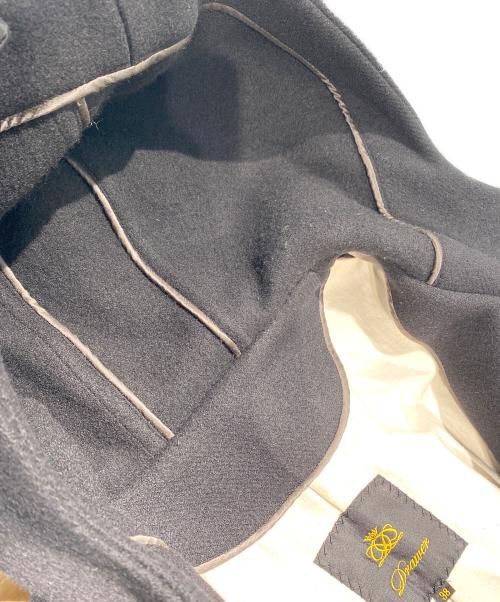DRAWER（ドゥロワー）DRAWER (ドゥロワー) ファーポケットウールコート ブラック サイズ:38の古着・服飾アイテム
