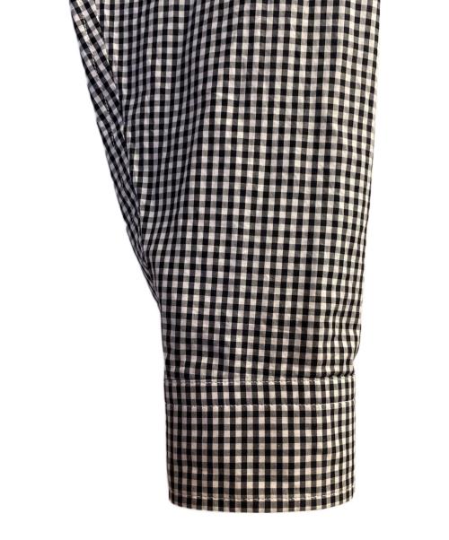 BALENCIAGA（バレンシアガ）BALENCIAGA (バレンシアガ) COCOON SWING シャツ  ブラック×ホワイト サイズ:34の古着・服飾アイテム