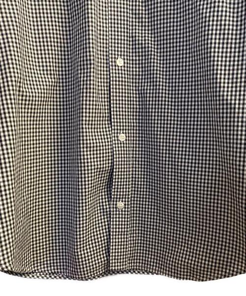 BALENCIAGA（バレンシアガ）BALENCIAGA (バレンシアガ) COCOON SWING シャツ  ブラック×ホワイト サイズ:34の古着・服飾アイテム