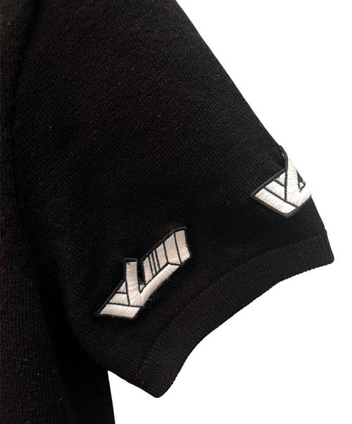 LOUIS VUITTON（ルイ ヴィトン）LOUIS VUITTON (ルイ ヴィトン) ワッペンデザインワンピース ブラック サイズ:Ｓの古着・服飾アイテム