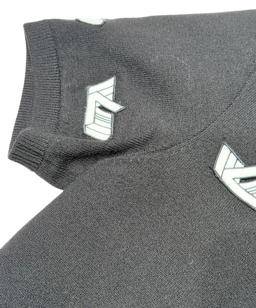 LOUIS VUITTON（ルイ ヴィトン）LOUIS VUITTON (ルイ ヴィトン) ワッペンデザインワンピース ブラック サイズ:Ｓの古着・服飾アイテム