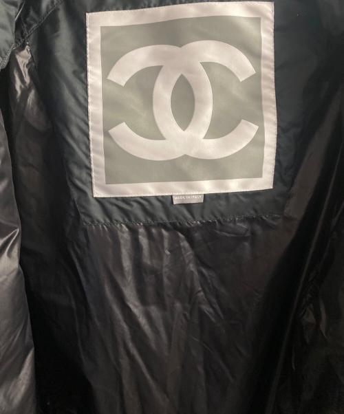 CHANEL（シャネル）CHANEL (シャネル) 中綿ベルテッドコート ブラック サイズ:36の古着・服飾アイテム