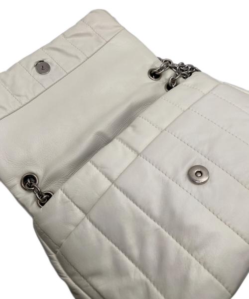 BALENCIAGA（バレンシアガ）BALENCIAGA (バレンシアガ) MONACO XS ホワイト×シルバー金具の古着・服飾アイテム