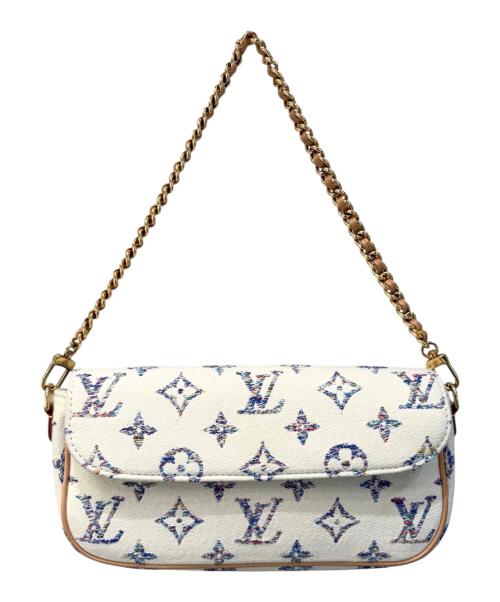 LOUIS VUITTON（ルイ ヴィトン）LOUIS VUITTON (ルイ ヴィトン) ウォレット オン チェーン・アイビー ホワイトの古着・服飾アイテム
