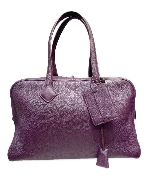 HERMES（エルメス）HERMES (エルメス) ヴィクトリア35 パープル サイズ:35の古着・服飾アイテム