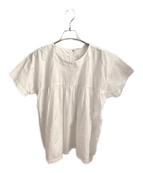 COMME des GARCONS GIRL（コムデギャルソンガール）COMME des GARCONS GIRL (コムデギャルソンガール) 半袖ブラウス ホワイト サイズ:Mの古着・服飾アイテム