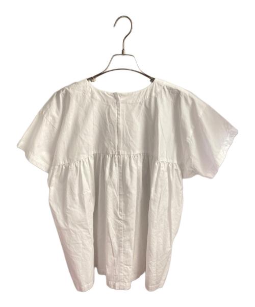 COMME des GARCONS GIRL（コムデギャルソンガール）COMME des GARCONS GIRL (コムデギャルソンガール) 半袖ブラウス ホワイト サイズ:Mの古着・服飾アイテム
