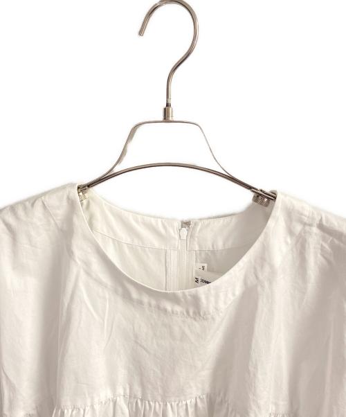 COMME des GARCONS GIRL（コムデギャルソンガール）COMME des GARCONS GIRL (コムデギャルソンガール) 半袖ブラウス ホワイト サイズ:Mの古着・服飾アイテム