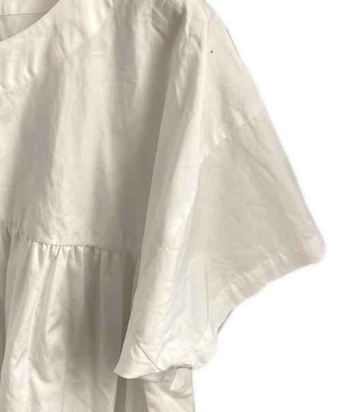 COMME des GARCONS GIRL（コムデギャルソンガール）COMME des GARCONS GIRL (コムデギャルソンガール) 半袖ブラウス ホワイト サイズ:Mの古着・服飾アイテム