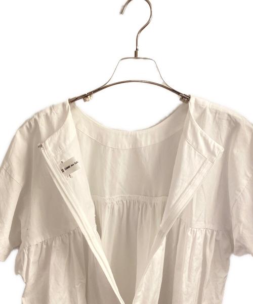 COMME des GARCONS GIRL（コムデギャルソンガール）COMME des GARCONS GIRL (コムデギャルソンガール) 半袖ブラウス ホワイト サイズ:Mの古着・服飾アイテム