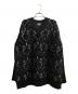 JUNYA WATANABE COMME des GARCONS（ジュンヤワタナベ コムデギャルソン）の古着「18AW Vネックニット」｜ブラック×ホワイト
