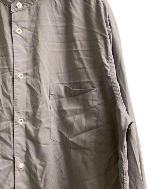 BLACK COMME des GARCONS（ブラックコムデギャルソン）BLACK COMME des GARCONS (ブラックコムデギャルソン) 襟カットシャツ グレー サイズ:XSの古着・服飾アイテム