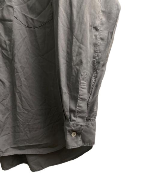 BLACK COMME des GARCONS（ブラックコムデギャルソン）BLACK COMME des GARCONS (ブラックコムデギャルソン) 襟カットシャツ グレー サイズ:XSの古着・服飾アイテム
