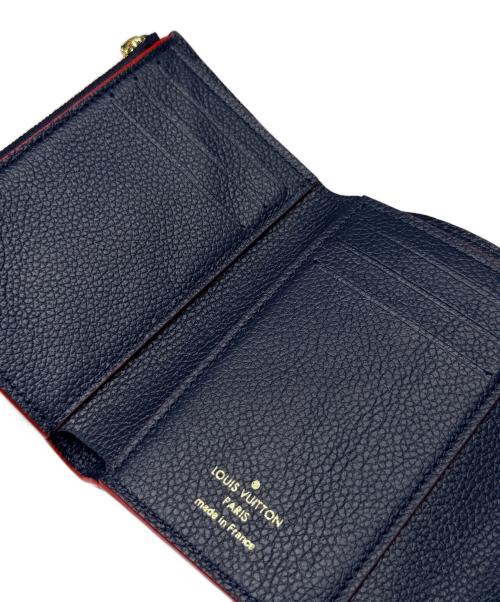 LOUIS VUITTON（ルイ ヴィトン）LOUIS VUITTON (ルイ ヴィトン) ポルトフォイユ ヴィクトリーヌ ネイビー×レッド サイズ:-の古着・服飾アイテム