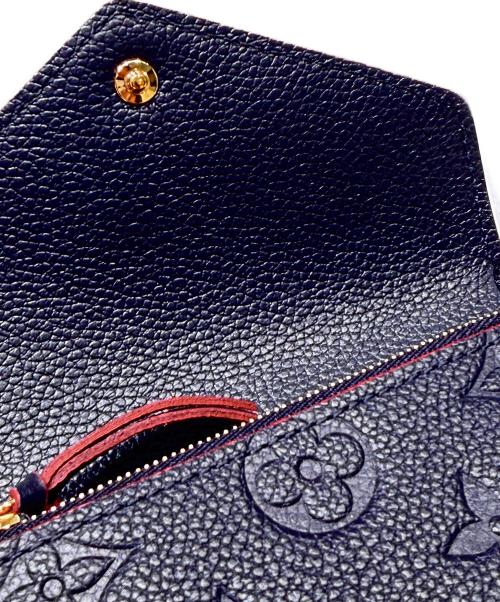 LOUIS VUITTON（ルイ ヴィトン）LOUIS VUITTON (ルイ ヴィトン) ポルトフォイユ ヴィクトリーヌ ネイビー×レッド サイズ:-の古着・服飾アイテム