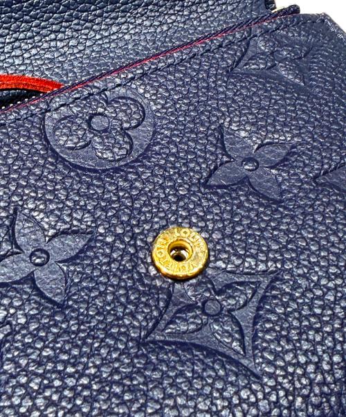 LOUIS VUITTON（ルイ ヴィトン）LOUIS VUITTON (ルイ ヴィトン) ポルトフォイユ ヴィクトリーヌ ネイビー×レッド サイズ:-の古着・服飾アイテム