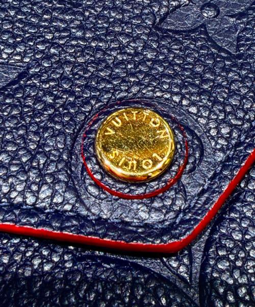 LOUIS VUITTON（ルイ ヴィトン）LOUIS VUITTON (ルイ ヴィトン) ポルトフォイユ ヴィクトリーヌ ネイビー×レッド サイズ:-の古着・服飾アイテム