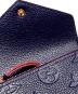 中古・古着 LOUIS VUITTON (ルイ ヴィトン) ポルトフォイユ ヴィクトリーヌ ネイビー×レッド サイズ:-：50000円