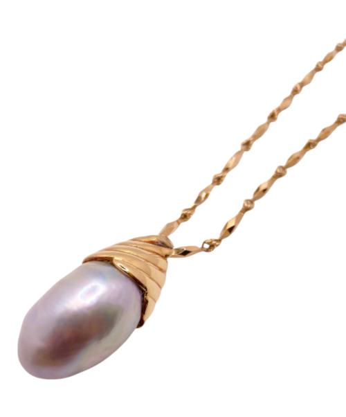 NO BRAND（ノーブランド）NO BRAND (ノーブランド) パールペンダントトップネックレス サイズ:45cmの古着・服飾アイテム