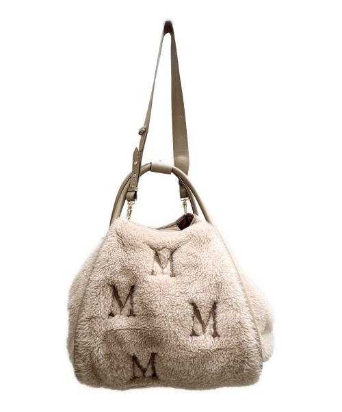 MaxMara（マックスマーラ）MaxMara (マックスマーラ) テディバッグ  グレージュ サイズ:-の古着・服飾アイテム