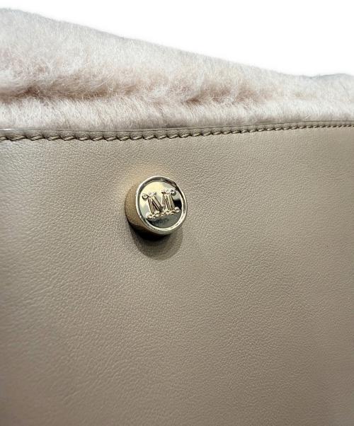 MaxMara（マックスマーラ）MaxMara (マックスマーラ) テディバッグ  グレージュ サイズ:-の古着・服飾アイテム