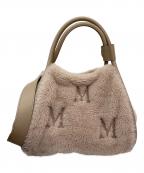 MaxMaraマックスマーラ）の古着「テディベア2WAYトートバッグ」｜グレージュ