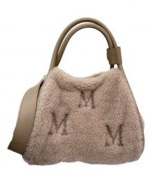 MaxMara（マックスマーラ）の古着「テディベア2WAYトートバッグ 」｜グレージュ