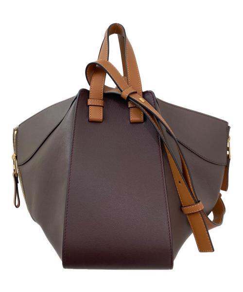 LOEWE（ロエベ）LOEWE (ロエベ) ハンモック スモール ブラウン×パープル サイズ:スモールの古着・服飾アイテム