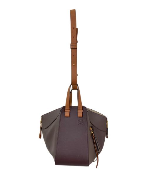 LOEWE（ロエベ）LOEWE (ロエベ) ハンモック スモール ブラウン×パープル サイズ:スモールの古着・服飾アイテム
