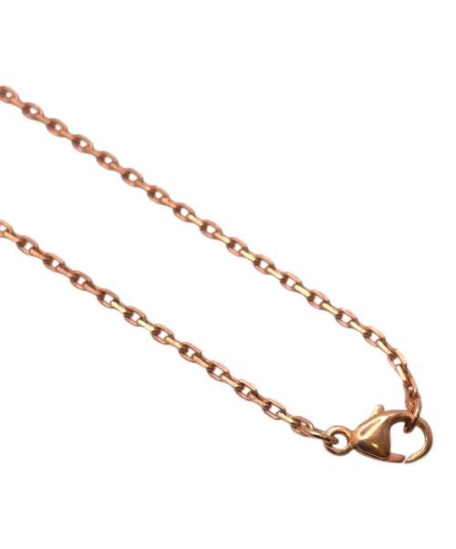 HERMES（エルメス）HERMES (エルメス) ポップHミニネックレス ベージュ×ピンクゴールド サイズ:40cmの古着・服飾アイテム