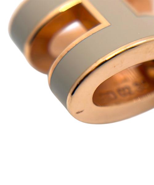 HERMES（エルメス）HERMES (エルメス) ポップHミニネックレス ベージュ×ピンクゴールド サイズ:40cmの古着・服飾アイテム