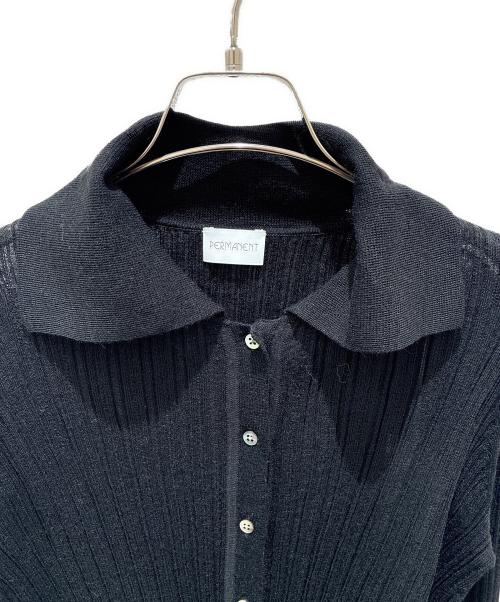 COLUMN（コラム）COLUMN (コラム) ワイドカラーカーディガン ブラック サイズ:Freeの古着・服飾アイテム