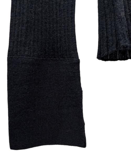 COLUMN（コラム）COLUMN (コラム) ワイドカラーカーディガン ブラック サイズ:Freeの古着・服飾アイテム