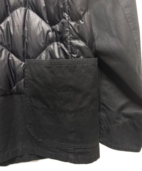 MONCLER（モンクレール）MONCLER (モンクレール) FRAGMENT DESIGN (フラグメントデザイン) ACHIRD/切替ダウンジャケット ブラック サイズ:3の古着・服飾アイテム