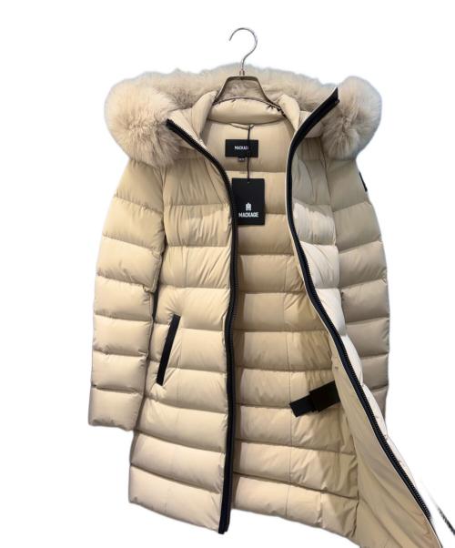 mackage（マッカージュ）mackage (マッカージュ) フォックスファーダウンコート ベージュ サイズ:XXSの古着・服飾アイテム