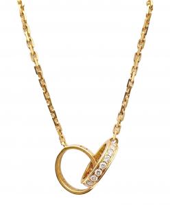 Cartier（カルティエ）の古着「LOVE ラブ ネックレス セミパヴェダイヤモンド」