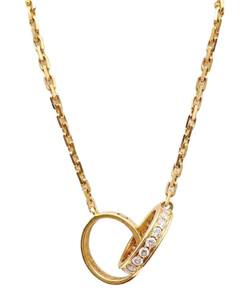 Cartier（カルティエ）Cartier (カルティエ) LOVE ラブ ネックレス セミパヴェダイヤモンドの古着・服飾アイテム