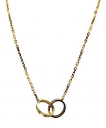 Cartier（カルティエ）の古着「LOVEネックレス セミパヴェ」