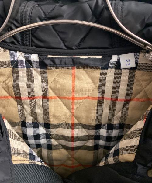 BURBERRY（バーバリー）BURBERRY (バーバリー) キルティングフーデッドジャケット ブラック サイズ:XSの古着・服飾アイテム