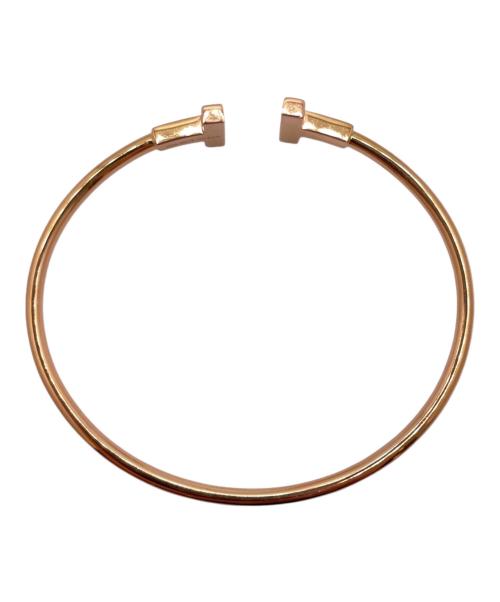 TIFFANY & Co.（ティファニー）TIFFANY & Co. (ティファニー) Tワイヤー ダイヤ ブレスレット サイズ:ミディアムの古着・服飾アイテム