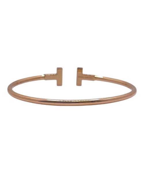 TIFFANY & Co.（ティファニー）TIFFANY & Co. (ティファニー) Tワイヤー ダイヤ ブレスレット サイズ:ミディアムの古着・服飾アイテム