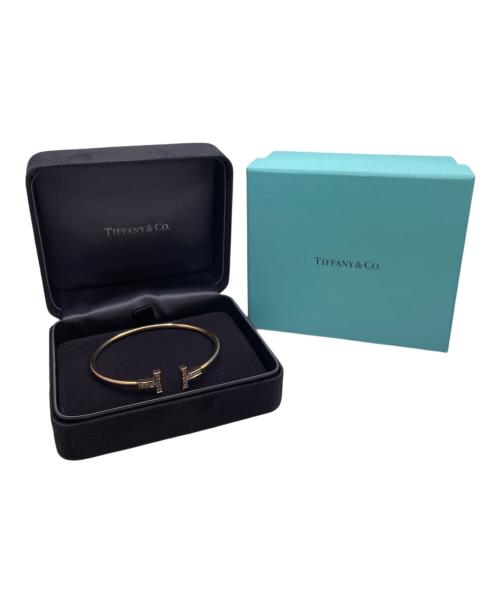 TIFFANY & Co.（ティファニー）TIFFANY & Co. (ティファニー) Tワイヤー ダイヤ ブレスレット サイズ:ミディアムの古着・服飾アイテム