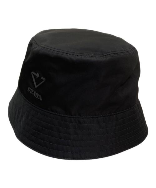 PRADA（プラダ）PRADA (プラダ) バケットハット ブラック サイズ:Sの古着・服飾アイテム