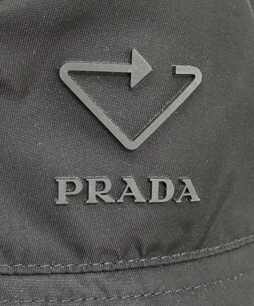 PRADA（プラダ）PRADA (プラダ) バケットハット ブラック サイズ:Sの古着・服飾アイテム