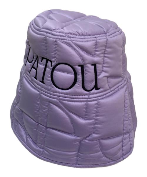 patou（パトゥ）patou (パトゥ) キルティングロゴバケットハット ラベンダー サイズ:MLの古着・服飾アイテム