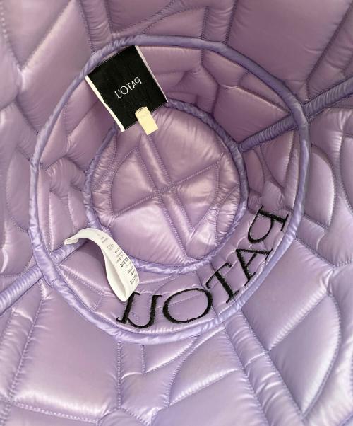 patou（パトゥ）patou (パトゥ) キルティングロゴバケットハット ラベンダー サイズ:MLの古着・服飾アイテム