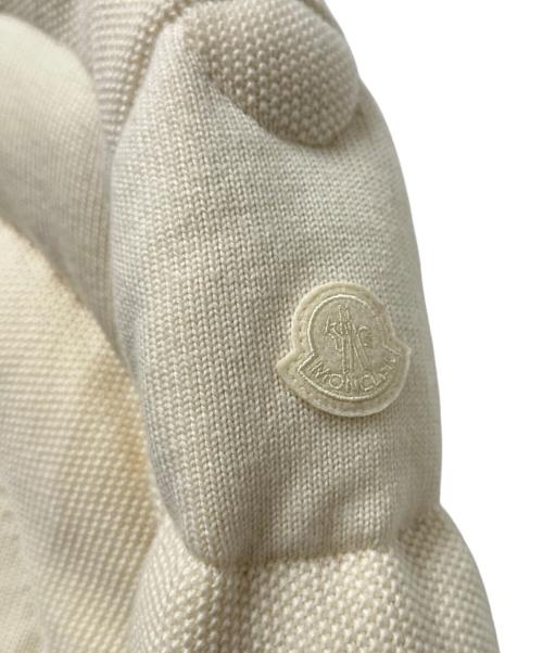 MONCLER（モンクレール）MONCLER (モンクレール) キルティングウールパーカー　J20919G00006 アイボリー サイズ:Lの古着・服飾アイテム