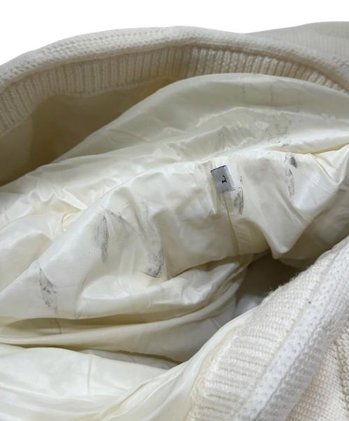 MONCLER（モンクレール）MONCLER (モンクレール) キルティングウールパーカー　J20919G00006 アイボリー サイズ:Lの古着・服飾アイテム