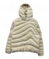 MONCLER（モンクレール）の古着「キルティングウールパーカー　J20919G00006」｜アイボリー